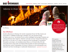 Tablet Screenshot of das-ofenhaus.de